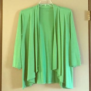 NWOT Green Knit blazer. Size 3x